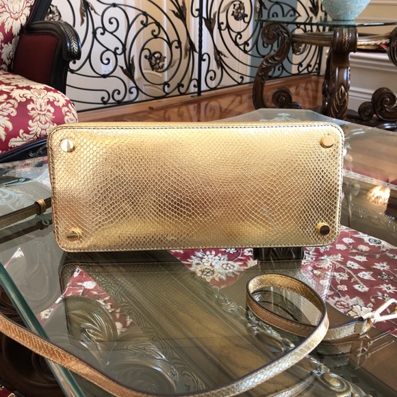 Authentic Michael kors Adele LG satchel&wallet set - Picture 7 of 8